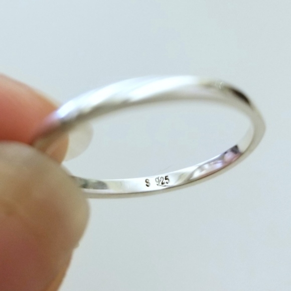 Sterling You & Me ❤️ Ruby Ring - Picture 5 of 7